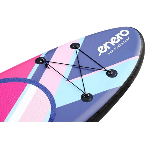 ZESTAW - DESKA SUP DMUCHANA ENERO 320x76x15CM PURPLE ZESTAW - DESKA SUP DMUCHANA ENERO 320x76x15CM PURPLE