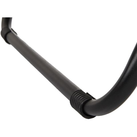 LEŻAK OGRODOWY SKŁADANY WIELOFUNKCYJNY 175X52/65X107CM CZARNY