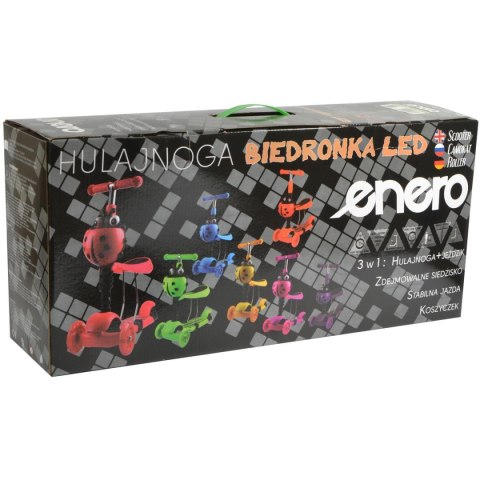 HULAJNOGA BALANSOWA JEŹDZIK 3W1 ENERO BIEDRONKA RÓŻOWA HULAJNOGA BALANSOWA JEŹDZIK 3W1 ENERO BIEDRONKA RÓŻOWA