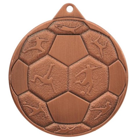 MEDAL STALOWY PIŁKA NOZNA FI 50 MMC8850/B - BRĄZOWY MEDAL STALOWY PIŁKA NOZNA FI 50 MMC8850/B - BRĄZOWY