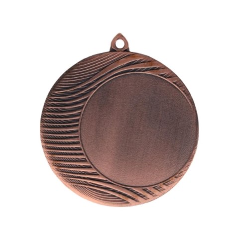 Medal brązowy ogólny z miejscem na emblemat 50 mm - medal stalowy Medal brązowy ogólny z miejscem na emblemat 50 mm - medal stalowy