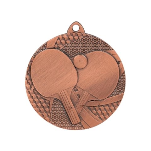 Medal brązowy- tenis stołowy - medal stalowy Medal brązowy- tenis stołowy - medal stalowy