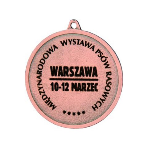 Medal brązowy z miejscem na emblemat 25 mm - medal stalowy z grawerowaniem laserem- RMI Medal brązowy z miejscem na emblemat 25 mm - medal stalowy z grawerowaniem laserem- RMI