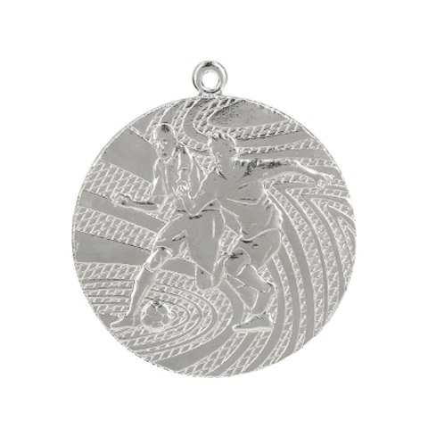 Medal srebrny- piłka nożna - medal stalowy Medal srebrny- piłka nożna - medal stalowy