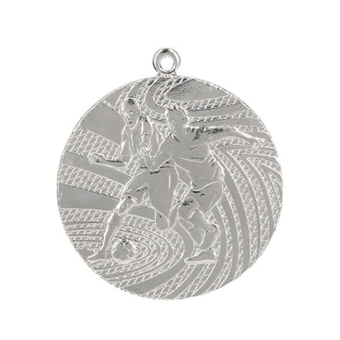 Medal srebrny- piłka nożna - medal stalowy Medal srebrny- piłka nożna - medal stalowy