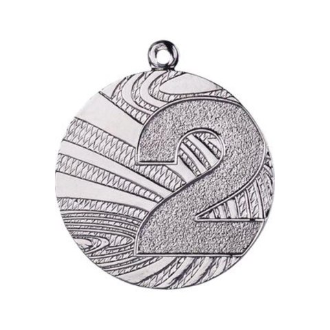 Medal stalowy srebrny drugie miejsce Medal stalowy srebrny drugie miejsce