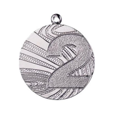 Medal stalowy srebrny drugie miejsce Medal stalowy srebrny drugie miejsce