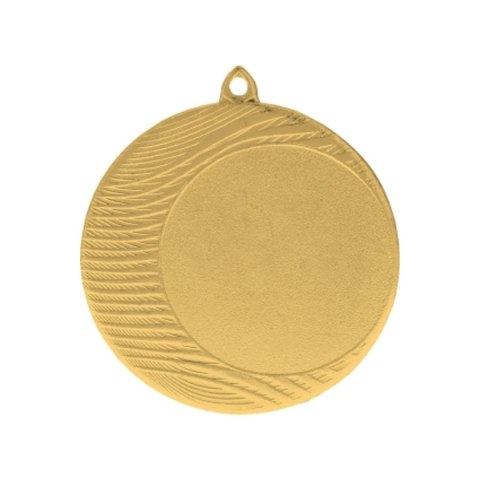 Medal złoty ogólny z miejscem na emblemat 50 mm - medal stalowy Medal złoty ogólny z miejscem na emblemat 50 mm - medal stalowy