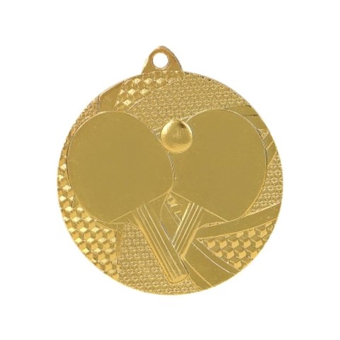 Medal złoty- tenis stołowy - medal stalowy Medal złoty- tenis stołowy - medal stalowy