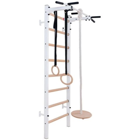DRABINKA GIMNASTYCZNA DREWNIANO METALOWA Z DREWNIANYM DRĄŻKIEM I AKCESORIAMI BENCHK 221W A204 DRABINKA GIMNASTYCZNA DREWNIANO METALOWA Z DREWNIANYM DRĄŻKIEM I AKCESORIAMI BENCHK 221W A204