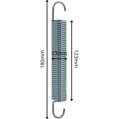 SPRĘŻYNA DO TRAMPOLINY 180MM ENERO SPRĘŻYNA DO TRAMPOLINY 180MM ENERO