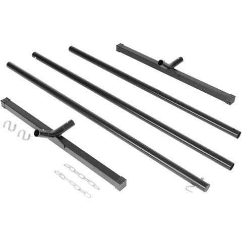 STELAŻ STOJAK DO HAMAKA METALOWY 374x91x111CM