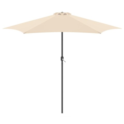 PARASOL OGRODOWY 300CM SKŁADANY BEŻOWY