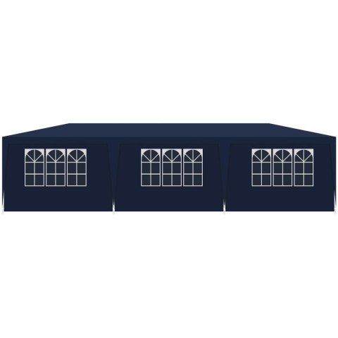 PAWILON NAMIOT OGRODOWY CATERINGOWY PE 9x3M + 8 ŚCIANEK GRANATOWY