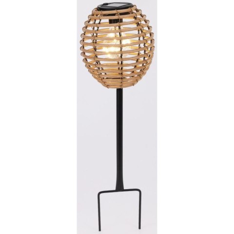 LAMPA SOLARNA KULA RATTAN BRĄZOWA PROGARDEN LAMPA SOLARNA KULA RATTAN BRĄZOWA PROGARDEN