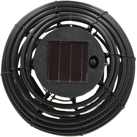 LAMPA SOLARNA KULA RATTAN CZARNA PROGARDEN LAMPA SOLARNA KULA RATTAN CZARNA PROGARDEN