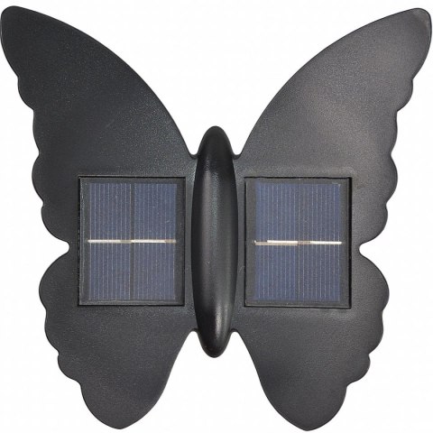 LAMPA SOLARNA ŚCIENNA MOTYL 2LED