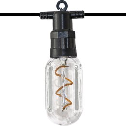 PARTY LIGHT GIRLANDA ZEWNĘTRZNA 12 ŻARÓWEK 12LED SPIRALNYCH 6,3M 230V