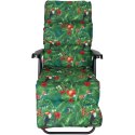 FOTEL OGRODOWY Z PODNÓŻKIEM 57x83x106CM FLOWER