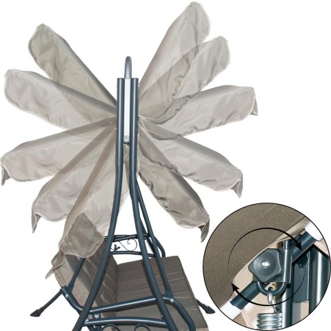 HUŚTAWKA OGRODOWA 3 OSOBOWA BLANCA SASKA GARDEN