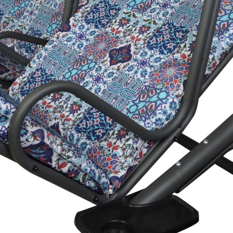 HUŚTAWKA OGRODOWO BALKONOWA SONIC 2 OSOBOWA MOZAIKA