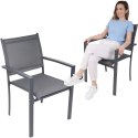 KRZESŁO OGRODOWE 57X570X88CM TEXTLINE KPL.2SZT
