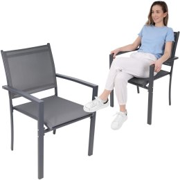 KRZESŁO OGRODOWE 57X570X88CM TEXTLINE KPL.2SZT