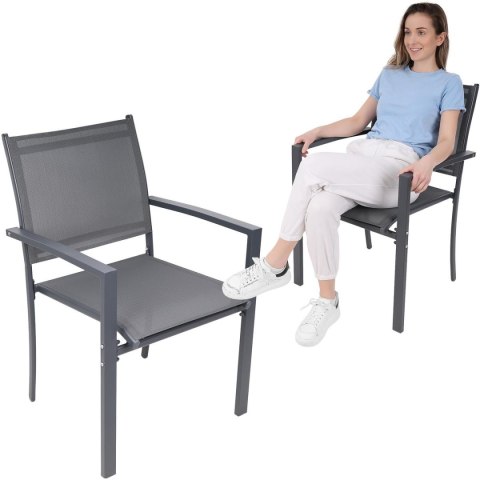 KRZESŁO OGRODOWE 57X570X88CM TEXTLINE KPL.2SZT