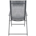KRZESŁO OGRODOWE 57x68x106CM 2xTEXTLINE 7-POZYCYJNE Z ZAGŁÓWKIEM KPL.2SZT