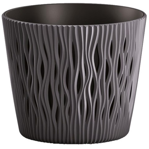 DONICZKA SANDY ROUND ŚR 16CM ANTRACYT DONICZKA SANDY ROUND ŚR 16CM ANTRACYT
