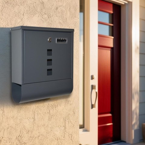 SKRZYNKA NA LISTY 30,5X9,5X33CM 1067520 SASKA GARDEN