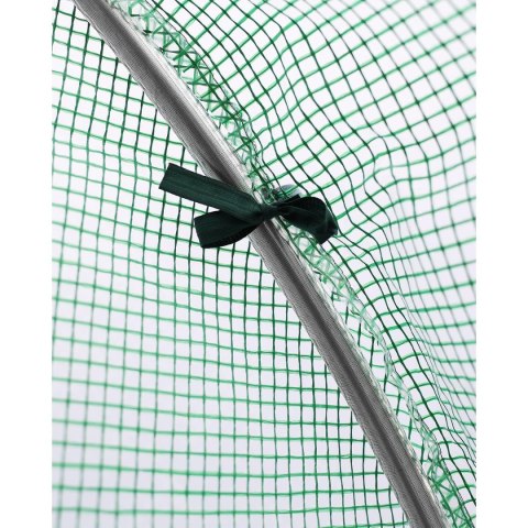 SZKLARNIA TUNEL OGRODOWY 200x200x200CM PE KONSTRUKCJA STAL ZIELONA