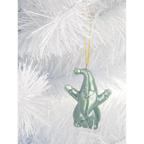 MIKOŁAJ ŚWIĄTECZNY CERAMICZNY BOMBKA 7,8CM 1 szt