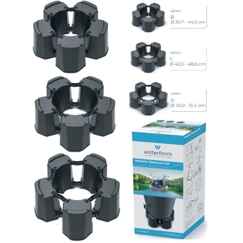 PODSTAWA DO ZBIORNIKA NA WODĘ DESZCZÓWKĘ MODULAR 5 BASECAN ANTRACYT PODSTAWA DO ZBIORNIKA NA WODĘ DESZCZÓWKĘ MODULAR 5 BASECAN ANTRACYT