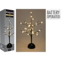 DRZEWKO DEKORACYJNE ŚWIĄTECZNE 32LED CIEPŁY BIAŁY 40CM DRZEWKO DEKORACYJNE ŚWIĄTECZNE 32LED CIEPŁY BIAŁY 40CM