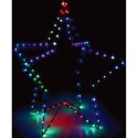 GWIAZDA 3D DEKORACYJNA STOJĄCA 120LED RGB 80CM GWIAZDA 3D DEKORACYJNA STOJĄCA 120LED RGB 80CM
