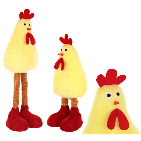 KURA NA TELESKOPACH 40-48CM DEKORACJA WIOSENNA