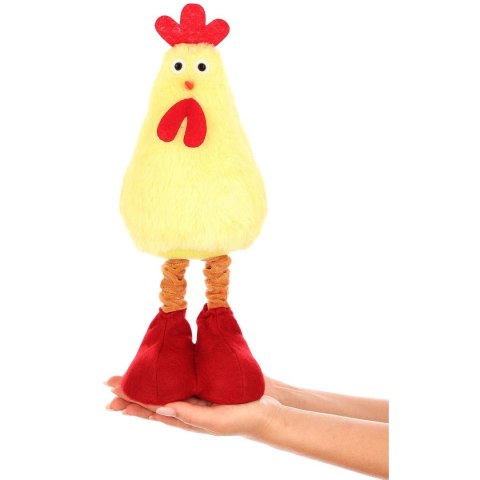 KURA NA TELESKOPACH 40-48CM DEKORACJA WIOSENNA