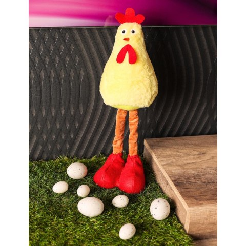 KURA NA TELESKOPACH 40-48CM DEKORACJA WIOSENNA