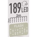 LAMPKI CHOINKOWE KURTYNA ŚWIETLNA 200x70CM ZEW LED CIEPŁY BIAŁY FLASH LAMPKI CHOINKOWE KURTYNA ŚWIETLNA 200x70CM ZEW LED CIEPŁY BIAŁY FLASH