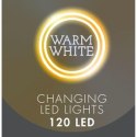 LAMPKI CHOINKOWE KURTYNA ŚWIETLNA ZEW/WEW 120 LED 300X60CM Z PILOTEM CIEPŁY BIAŁY LAMPKI CHOINKOWE KURTYNA ŚWIETLNA ZEW/WEW 120 LED 300X60CM Z PILOTEM CIEPŁY BIAŁY