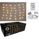 LAMPKI CHOINKOWE KURTYNA ŚWIETLNA ZEW/WEW 144 LED 120X120CM Z PILOTEM CIEPŁY BIAŁY LAMPKI CHOINKOWE KURTYNA ŚWIETLNA ZEW/WEW 144 LED 120X120CM Z PILOTEM CIEPŁY BIAŁY