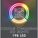 LAMPKI CHOINKOWE ŁAŃCUCH ŚWIETLNY 198 LED RGBW Z PILOTEM LAMPKI CHOINKOWE ŁAŃCUCH ŚWIETLNY 198 LED RGBW Z PILOTEM