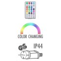 LAMPKI CHOINKOWE ŁAŃCUCH ŚWIETLNY 96 LED RGB Z PILOTEM LAMPKI CHOINKOWE ŁAŃCUCH ŚWIETLNY 96 LED RGB Z PILOTEM