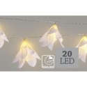 LAMPKI DRUCIKI NA BATERIE GIRLANDA 20 LED KWIATY CIEPŁY BIAŁY LAMPKI DRUCIKI NA BATERIE GIRLANDA 20 LED KWIATY CIEPŁY BIAŁY