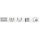LAMPKI DRUCIKI NA BATERIE GIRLANDA 80 LED MULTIKOLOR LAMPKI DRUCIKI NA BATERIE GIRLANDA 80 LED MULTIKOLOR