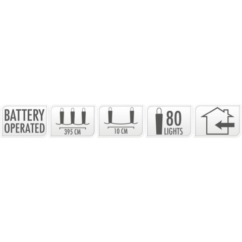 LAMPKI DRUCIKI NA BATERIE GIRLANDA 80 LED MULTIKOLOR LAMPKI DRUCIKI NA BATERIE GIRLANDA 80 LED MULTIKOLOR