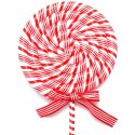 LIZAK DEKORACJA ŚWIĄTECZNA LED 25x5CM LIZAK DEKORACJA ŚWIĄTECZNA LED 25x5CM