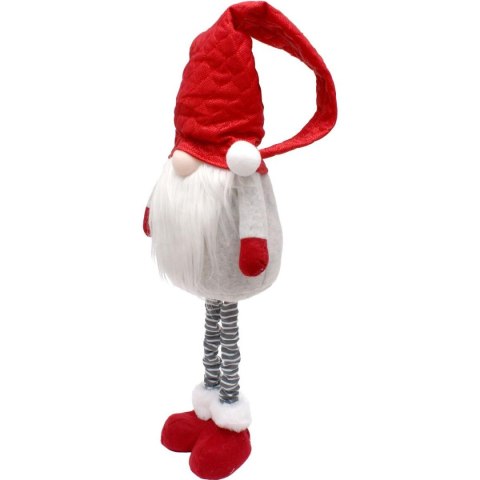 SKRZAT GNOM NA TELESKOPOWYCH NOGACH CZERWONY 80-115CM