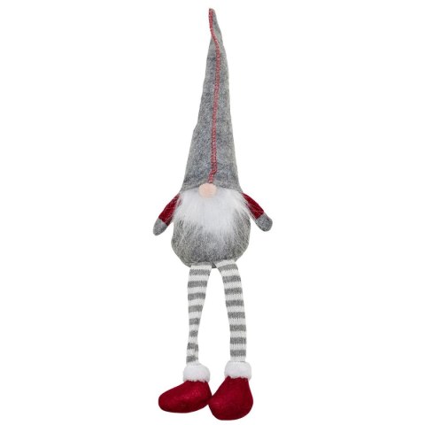 SKRZAT KRASNAL GNOM DEKORACYJNY 30+15CM SZARY